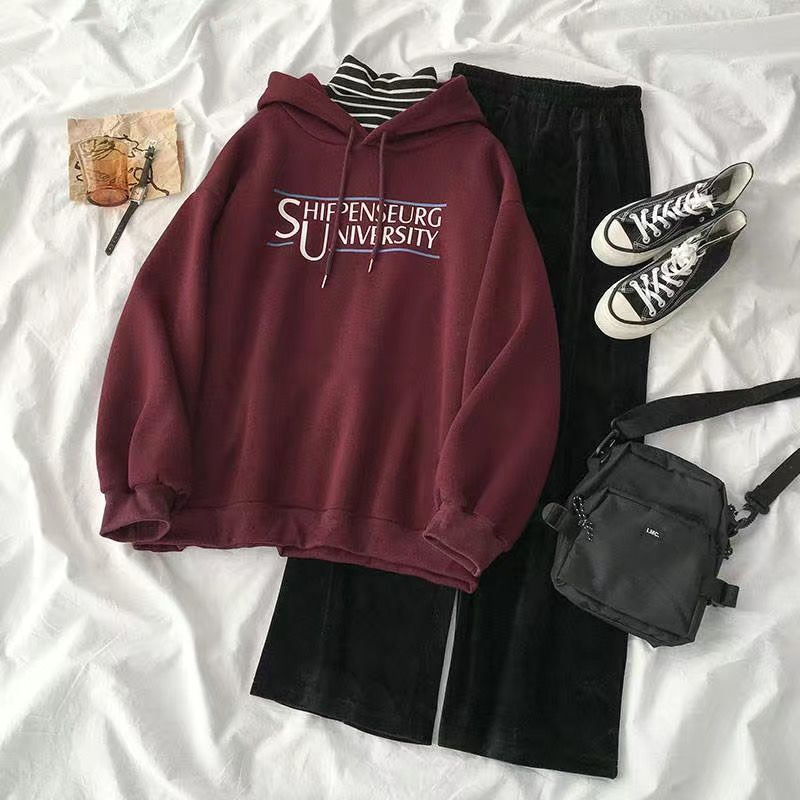 mvrsgreen alt black girl  going out? classic style women  edgy style  church outfit brunch outfit    [Two-piece / Three-piece] Women Letter Print Suits Autumn Korean Famale Clothing New Casual Sports Suit Fashion Jogging Set