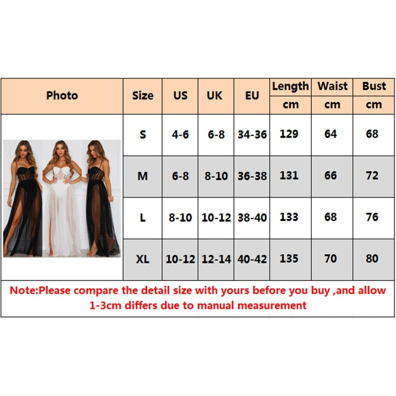 Sexy Women Boho Retro See-through Bodycon Spaghetti Strap Long Dress Elastic High Waist Party Summer Beach Bodysuit Sundress